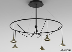 UNTERLINDEN CHANDELIER RING - LED adjustable brass chandelier _ Artemide