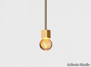 ORO - LED glass and aluminium ceiling lamp _ Articolo Studio