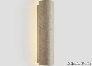 12:40 - LED travertine wall light _ Articolo Studio