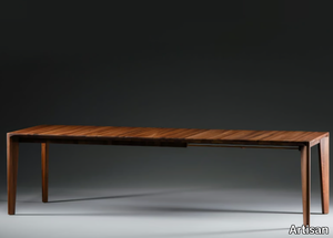 HANNY - Extending solid wood dining table _ Artisan