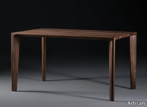 HANNY - Rectangular solid wood dining table _ Artisan