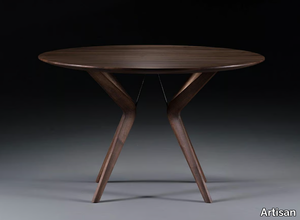 LAKRI - Round wooden table _ Artisan