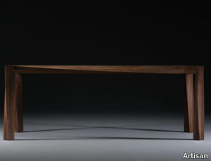 TORSIO - Rectangular solid wood table _ Artisan