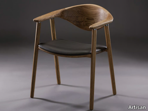 NARU - Wooden chair with armrests _ Artisan