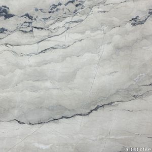 Bianco Nuvoloso Marble Slab 3/4" Honed Stone