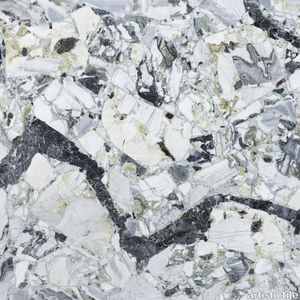 White Jade Collage Slab 3/4" Polished Stone