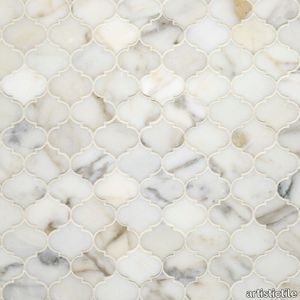 Etoile Calacatta Gold Waterjet Mosaic