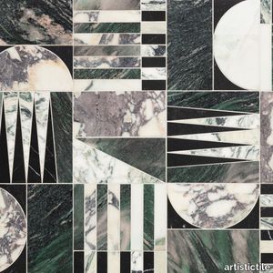 Alison Rose Euclid Large Onyx Waterjet Mosaic