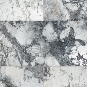 Invisible Grey Marble Tile Honed 12" x 24" x 1/2" Stone Straight Edge