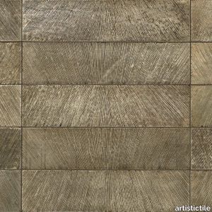 Grand Tour Lumina Antique Silver Limestone Decorative Tile Metallic Stone