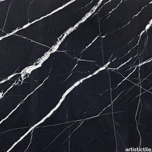 Noir Moon Marble Slab 3/4" Leather Stone