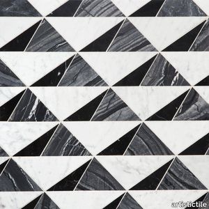 Sail Black Waterjet Mosaic