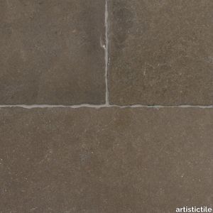 Sea Grey Limestone Tile Roman Antiqued 16" x 24" x 5/8" Stone Chiseled Edge