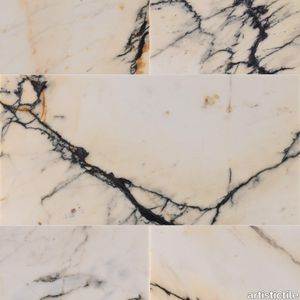 Paonazzo Marble Tile Honed 12" x 24" x 3/8" Stone Aris Edge