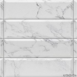 Piqué Bevel Grafite Marble Dimensional Tile