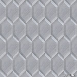 Hexagon Prime Grey Marble Dimensional Tile