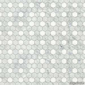 Riverside Drive Swirl Cream Mosaic