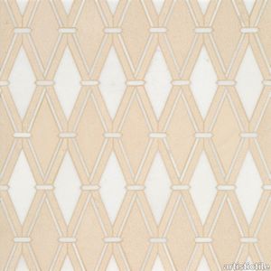 Rialto Beige Waterjet Mosaic Polished Stone