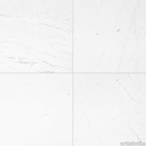 Winter White Marble Tile Honed 18" x 18" x 3/8" Stone Aris Edge