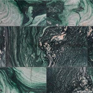 Verde Aurora Quartzite Tile Polished 12" x 24" x 3/8" Stone