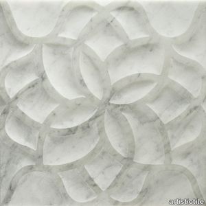 Ziva Lotus Bianco Carrara Marble Dimensional Tile
