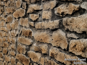 LAJAS - Indoor/outdoor glass-fibre 3D Wall Panel with stone effect _ Artstone Panel Systems