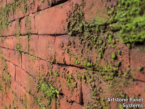 MASONRY MOSS - Glass-fibre 3D Wall Cladding with brick effect _ Artstone Panel Systems