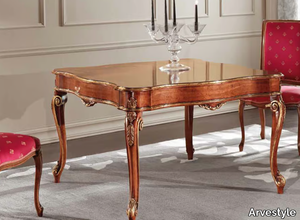 MARY - Rectangular solid wood table _ Arvestyle