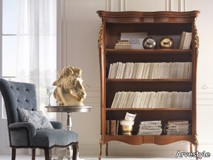 VENERE - Open freestanding solid wood bookcase _ Arvestyle