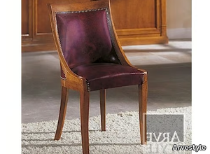 GONZAGA - Upholstered leather chair _ Arvestyle