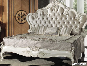 MARIE CLAIRE - Fabric double bed with tufted headboard _ Arvestyle