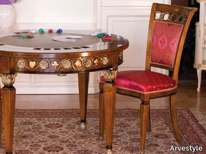 POKER - Upholstered fabric chair _ Arvestyle