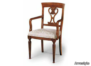 CAVOUR - Solid wood chair open back _ Arvestyle