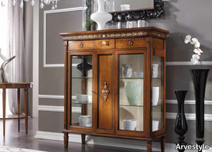 BARBARA - Solid wood display cabinet _ Arvestyle