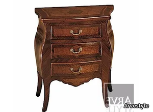 PARIGI - Solid wood bedside table with drawers _ Arvestyle