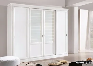 CAPRI - Solid wood wardrobe with sliding doors _ Arvestyle