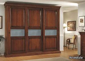 PALLADIO - Solid wood wardrobe with sliding doors _ Arvestyle