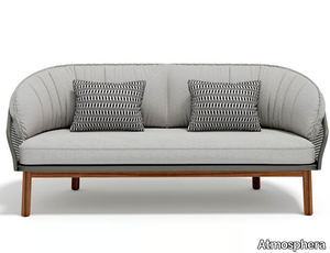 CYRANO - 2 seater fabric and aluminium garden sofa _ Atmosphera