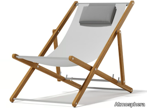 NIRVANA - Recliner textilene deck chair with armrests _ Atmosphera