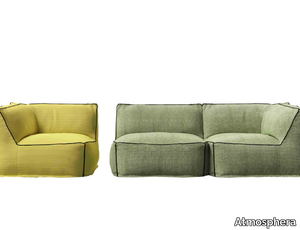 SOFT - Sectional technical fabric garden sofa with removable cover _ Atmosphera