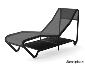 WIND - Aluminium sun lounger with castors _ Atmosphera