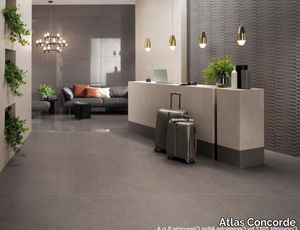 KONE FLOOR - Porcelain stoneware flooring with concrete effect _ Atlas Concorde