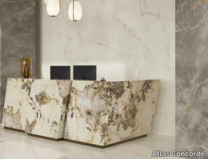 MARVEL X - Porcelain stoneware wall/floor tiles with marble effect _ Atlas Concorde