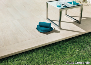 ETIC - Porcelain stoneware outdoor floor tiles with wood effect _ Atlas Concorde