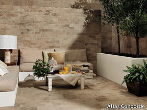 AIX - Outdoor floor tiles with stone effect _ Atlas Concorde