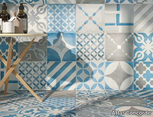 VENTI BOOST - Porcelain stoneware wall/floor tiles with encaustic effect _ Atlas Concorde