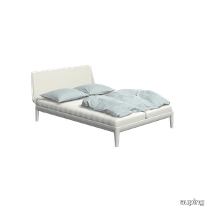 Essential Pure white With headboard in Pure white