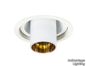 AUREOLE LONG TUBE - Semi-inset aluminium spotlight _ Authentage Lighting