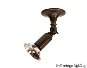 FISTON MOUNTED BASE - Adjustable brass spotlight _ Authentage Lighting
