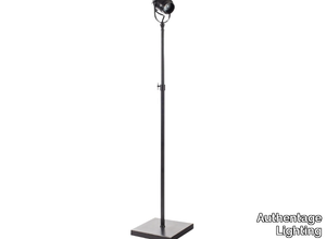 MICRO - Adjustable reading brass floor lamp _ Authentage Lighting